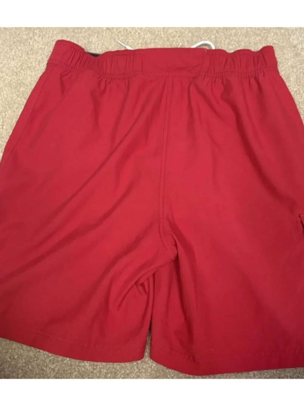 Mens Nautica Red Lined Board Shorts Size Medium